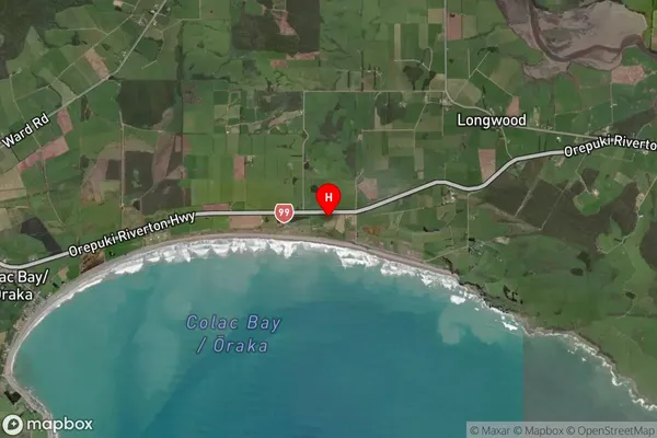 Tihaka,Southland Satellite Map