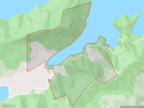 Broughton Bay, Marlborough Polygon Area Map