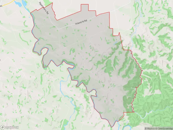 Tikorangi, Taranaki Polygon Area Map