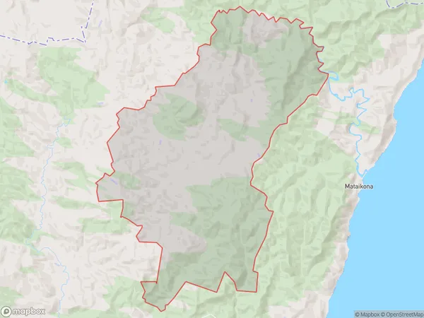 Tinui Valley, Wellington Polygon Area Map