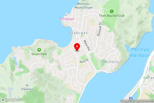 Titahi Bay,Wellington Area Map