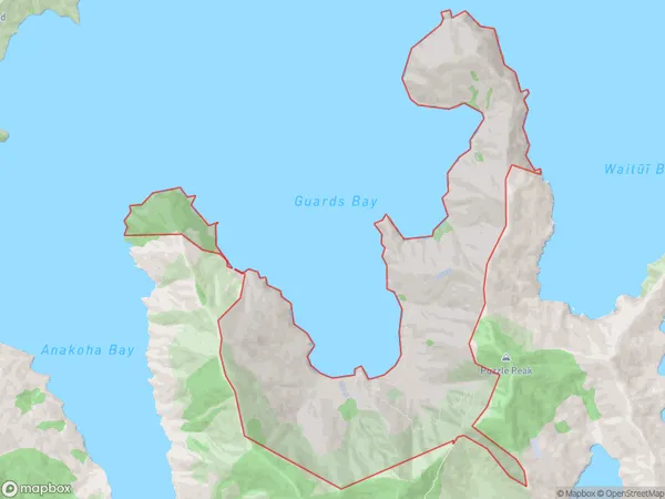 Titirangi,  Polygon Area Map