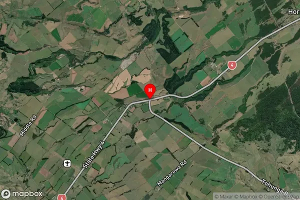 Tohunga Junction,Manawatu-Wanganui Satellite Map