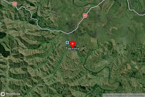 Tokirima,Manawatu-Wanganui Satellite Map