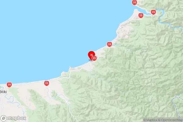 Torere,Bay of Plenty Region Map