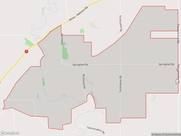 Totara, Otago Polygon Area Map