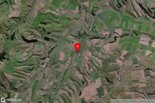 Totara Valley,Canterbury Satellite Map