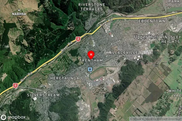 Trentham,Wellington Satellite Map