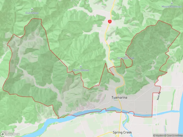 ZipCode 7273 Map for Tuamarina