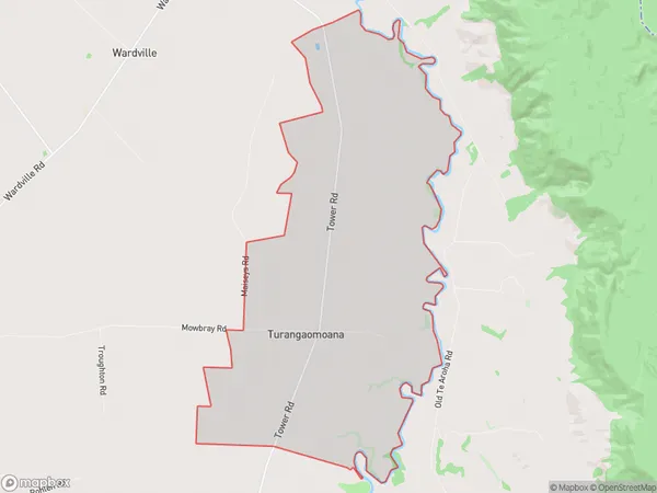 ZipCode 3401 Map for Turangaomoana