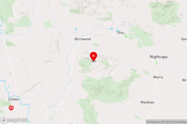 Twinlaw,Southland Region Map