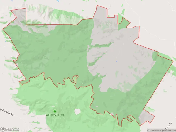 Twinlaw, Southland Polygon Area Map