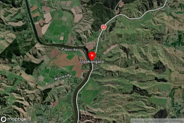 Upokongaro,Manawatu-Wanganui Satellite Map