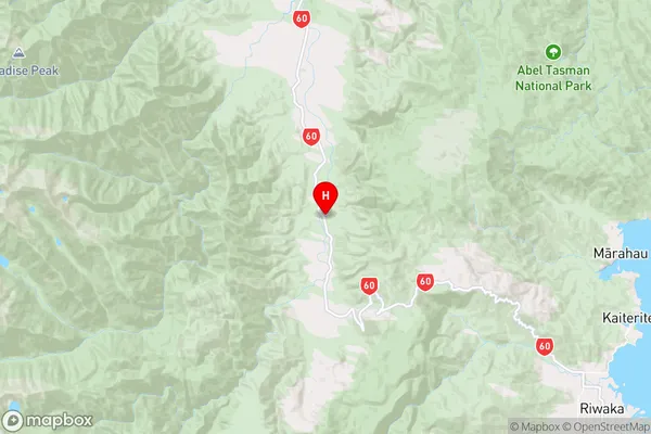 Uruwhenua,Tasman Region Map