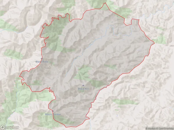 Virginia, Canterbury Polygon Area Map