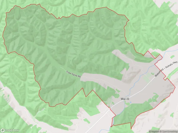 Wai-iti, Tasman Polygon Area Map