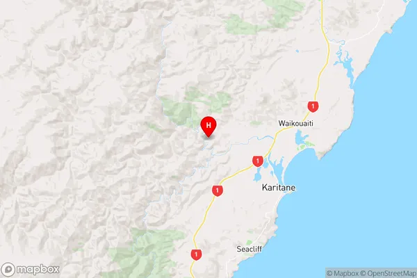 Bucklands Crossing,Otago Region Map