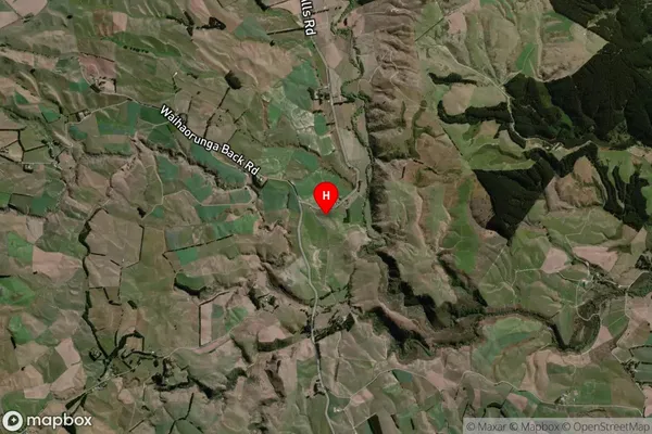 Waihaorunga,Canterbury Satellite Map