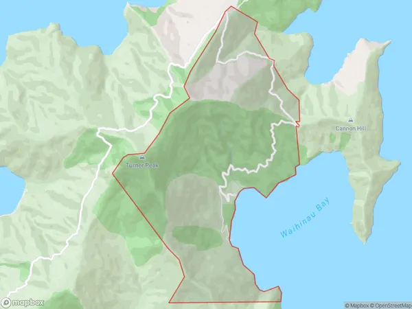 Bulwer, Marlborough Polygon Area Map