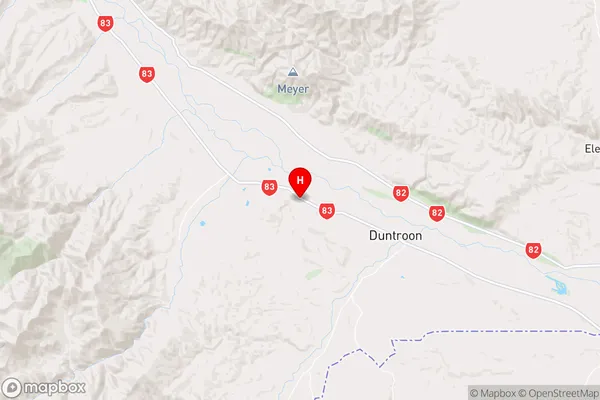 Waikaura,Canterbury Region Map