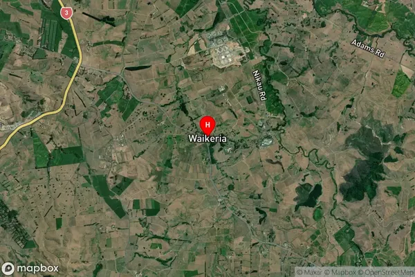 Waikeria,Waikato Satellite Map