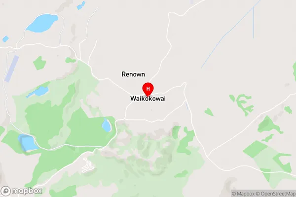 Waikokowai,Waikato Area Map