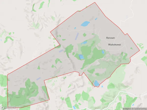 Waikokowai, Waikato Polygon Area Map