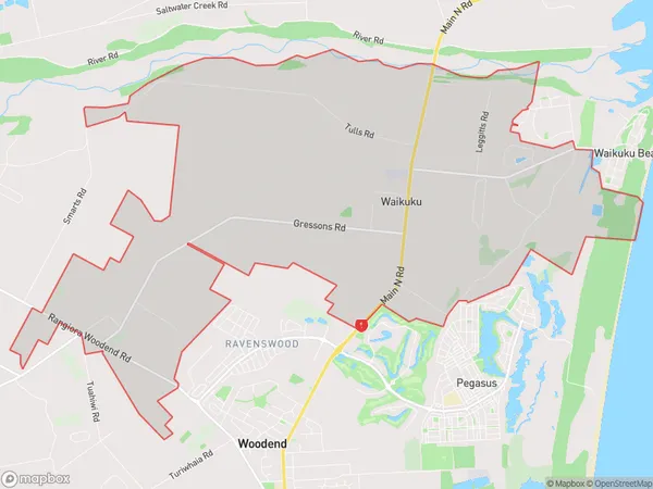 Waikuku, Manawatu-Wanganui Polygon Area Map