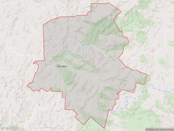 Alfredton, Manawatu-Wanganui Polygon Area Map