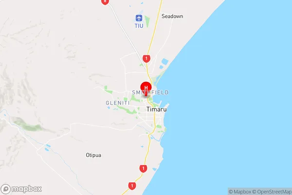 Waimataitai,Canterbury Region Map