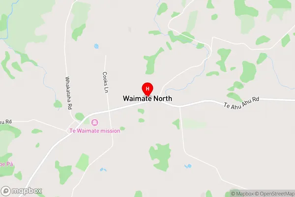 Waimate North,Northland Area Map