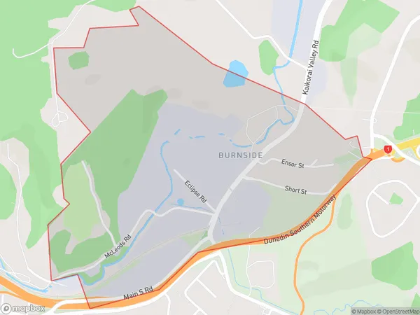 Burnside, Otago Polygon Area Map