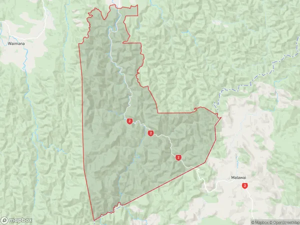 ZipCode 3122 Map for Waioeka