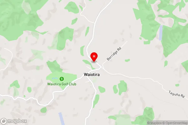 Waiotira,Northland Area Map