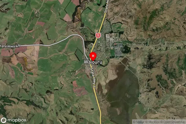 Waiouru,Manawatu-Wanganui Satellite Map