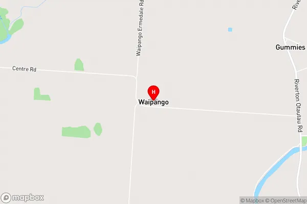 Waipango,Southland Area Map