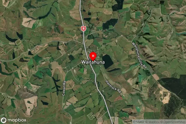 Waitahuna,Otago Satellite Map