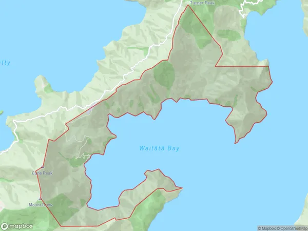 Waitata,  Polygon Area Map