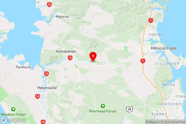 Waitoki,Auckland Region Map