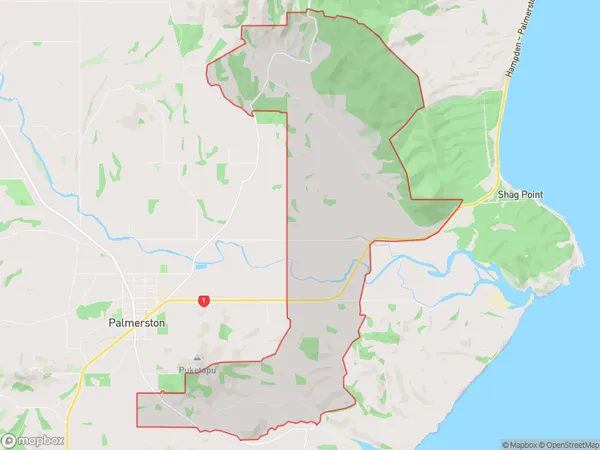 Bushey, Otago Polygon Area Map