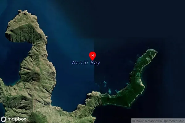 Waitui Bay,Marlborough Satellite Map