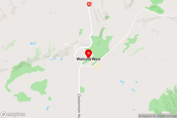 Waituna West,Manawatu-Wanganui Area Map