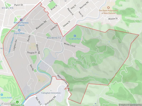 ZipCode 5010 Map for Waiwhetu