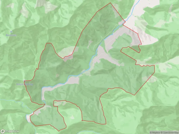 Wakamarina, Marlborough Polygon Area Map