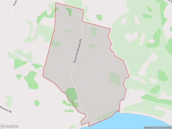 Wakapatu, Southland Polygon Area Map