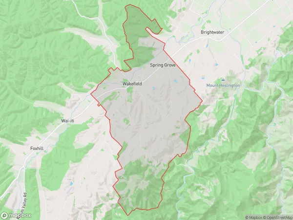 Wakefield, Tasman Polygon Area Map