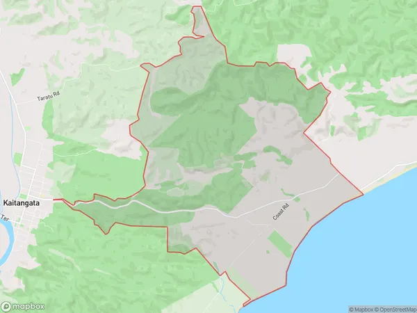 Wangaloa, Otago Polygon Area Map