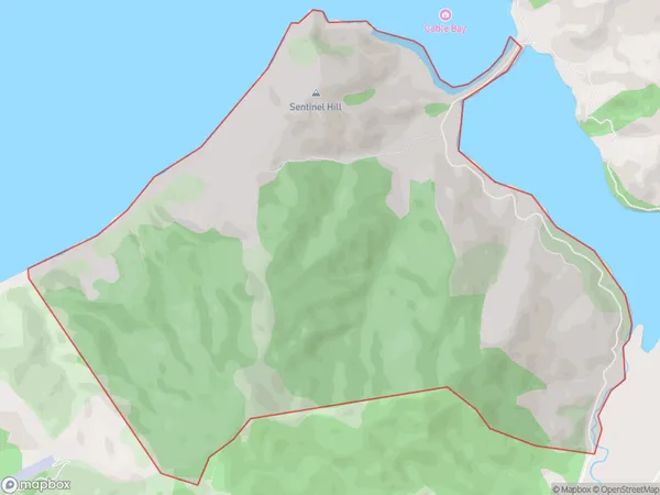 Cable Bay, Northland Polygon Area Map