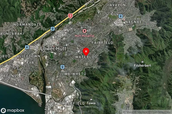 Waterloo,Wellington Satellite Map