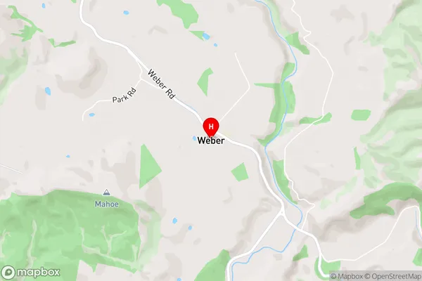 Weber,Manawatu-Wanganui Area Map